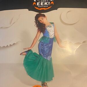 Kids Magical Mermaid Costume - Blue and Green
